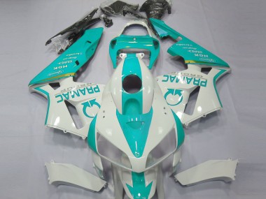 Blaugrün Kundenspezifisch 05-06 CBR600RR Motorrad Verkleidung