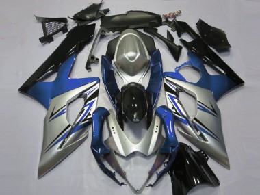 Blausilber & Schwarz 05-06 GSXR 1000 Motorrad Verkleidung