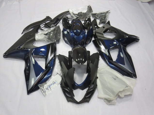 Blausilber & Schwarz 09-16 GSXR 1000 Motorrad Verkleidung Blausilber & Schwarz 09-16 GSXR 1000 Motorrad Verkleidung