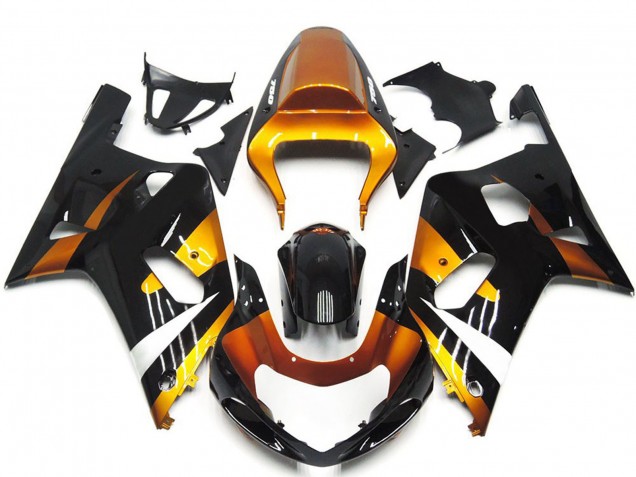 Bronze & Schwarz OEM Stil 01-03 GSXR 600-750 Motorrad Verkleidung Bronze & Schwarz OEM Stil 01-03 GSXR 600-750 Motorrad Verkleidung