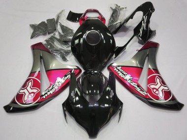 Candy Red Auf Schwarz Custom 08-11 CBR1000RR Motorrad Verkleidung