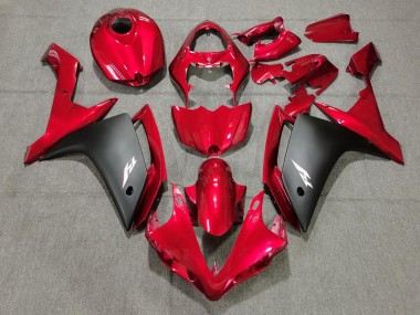 Candy-Rot & Schwarz 07-08 R1 Motorrad Verkleidung