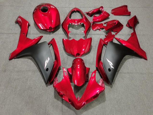 Candy-Rot & Schwarz 07-08 R1 Motorrad Verkleidung
