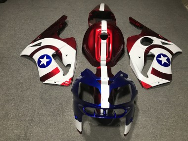Captain America 02-05 ZX12R Motorrad Verkleidung