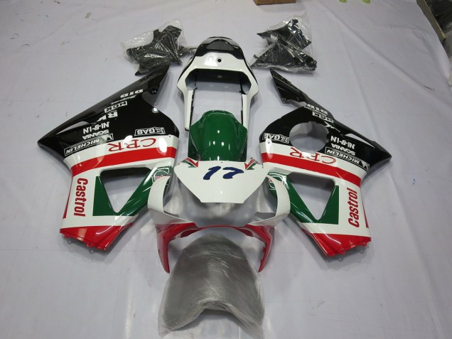 Castrol 02-03 CBR954RR Motorrad Verkleidung Castrol 02-03 CBR954RR Motorrad Verkleidung