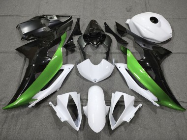 Custom Grün Schwarz & Weiß 08-16 R6 Motorrad Verkleidung