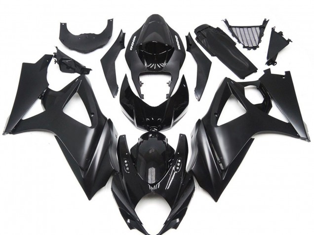 Custom Matt Schwarz Slick 07-08 GSXR 1000 Motorrad Verkleidung