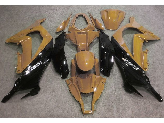 Desert Tan & Schwarz 16-19 ZX10R Motorrad Verkleidung Desert Tan & Schwarz 16-19 ZX10R Motorrad Verkleidung