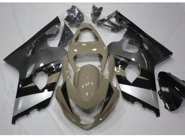 Desert Tan & Silber 04-05 GSXR 600-750 Motorrad Verkleidung