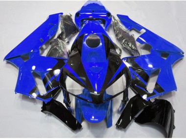 Design In Glänzendem Blau & Schwarz 05-06 CBR600RR Motorrad Verkleidung