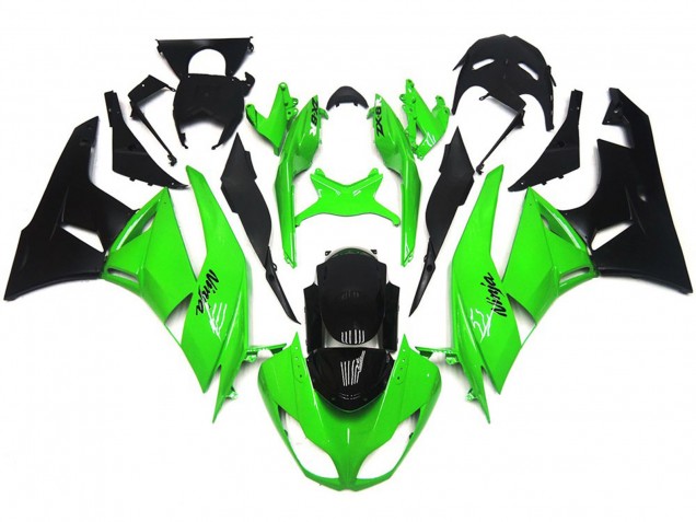 Dunkelglänzend Grün Scharf 09-12 ZX6R Motorrad Verkleidung