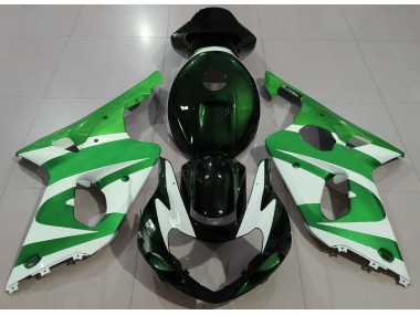 Dunkelgrün 00-02 GSXR 1000 Motorrad Verkleidung