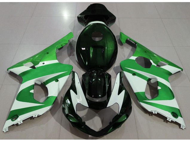 Dunkelgrün 00-02 GSXR 1000 Motorrad Verkleidung Dunkelgrün 00-02 GSXR 1000 Motorrad Verkleidung