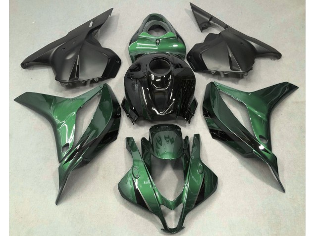 Dunkelgrün Mit Schwarz 09-12 CBR600RR Motorrad Verkleidung Dunkelgrün Mit Schwarz 09-12 CBR600RR Motorrad Verkleidung