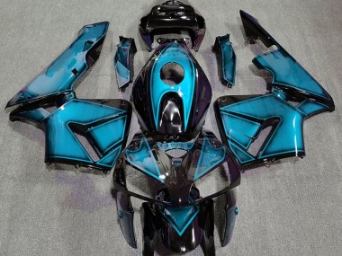 Dunkelhellblau 05-06 CBR600RR Motorrad Verkleidung