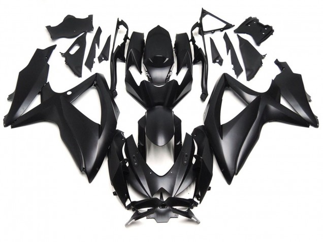 Dunkelmatt Schwarz 08-10 GSXR 600-750 Motorrad Verkleidung