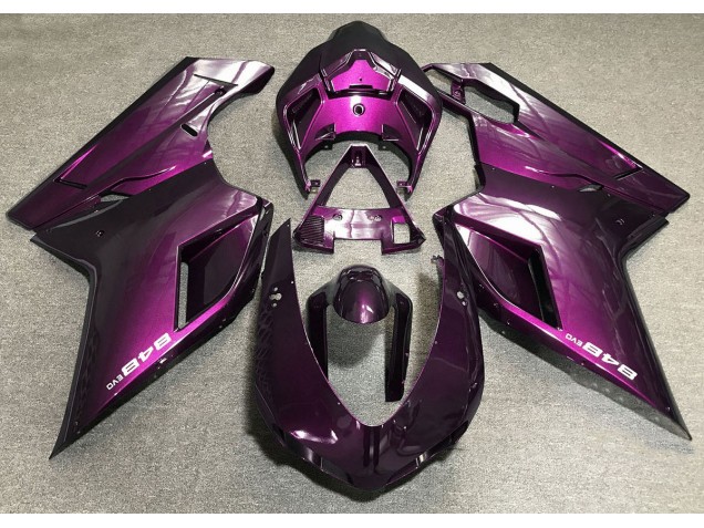 Dunkelpink 07-14 Ducati 848 1098 1198 Motorrad Verkleidung