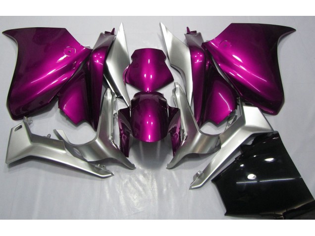 Dunkelpink & Silber 10-13 VFR1200 Motorrad Verkleidung