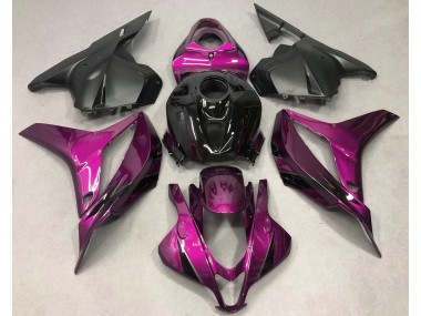 Dunkelrosa Mit Schwarz 09-12 CBR600RR Motorrad Verkleidung