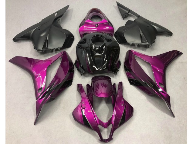 Dunkelrosa Mit Schwarz 09-12 CBR600RR Motorrad Verkleidung