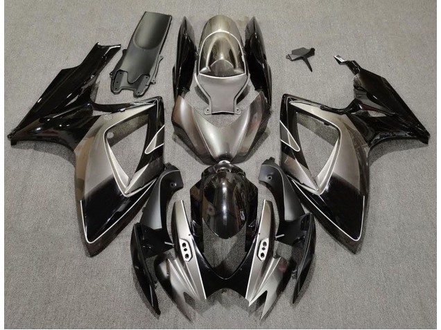Dunkelsilber & Schwarz 06-07 GSXR 600-750 Motorrad Verkleidung Dunkelsilber & Schwarz 06-07 GSXR 600-750 Motorrad Verkleidung
