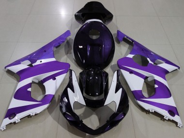 Dunkelviolett 00-02 GSXR 1000 Motorrad Verkleidung