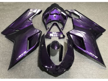 Dunkelviolett 07-14 Ducati 848 1098 1198 Motorrad Verkleidung