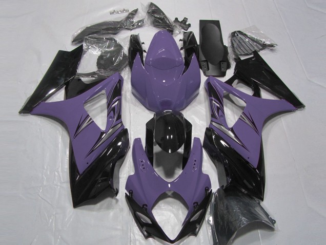 Dunkelviolett & Schwarz 07-08 GSXR 1000 Motorrad Verkleidung Dunkelviolett & Schwarz 07-08 GSXR 1000 Motorrad Verkleidung