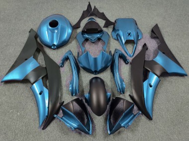 Elektrisches Blau & Matt Schwarz 08-16 R6 Motorrad Verkleidung