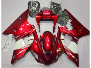 Feuerrot & Weiß 00-01 R1 Motorrad Verkleidung