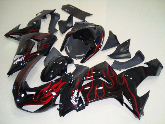 Flame Rot 06-07 ZX10R Motorrad Verkleidung Flame Rot 06-07 ZX10R Motorrad Verkleidung