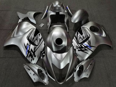 Flüssiges Silber & Blau 08-20 GSXR 1300 Motorrad Verkleidung