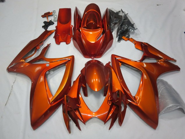 Gebranntes Orange 06-07 GSXR 600-750 Motorrad Verkleidung