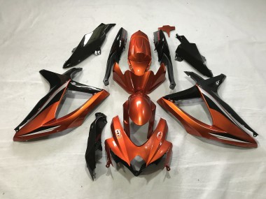 Gebranntes Orange 08-10 GSXR 600-750 Motorrad Verkleidung