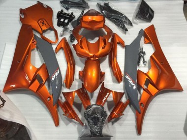 Gebranntes Orange & Nardo 06-07 R6 Motorrad Verkleidung