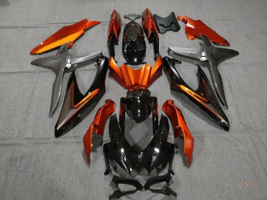Gebranntes Orange OEM Stil 08-10 GSXR 600-750 Motorrad Verkleidung