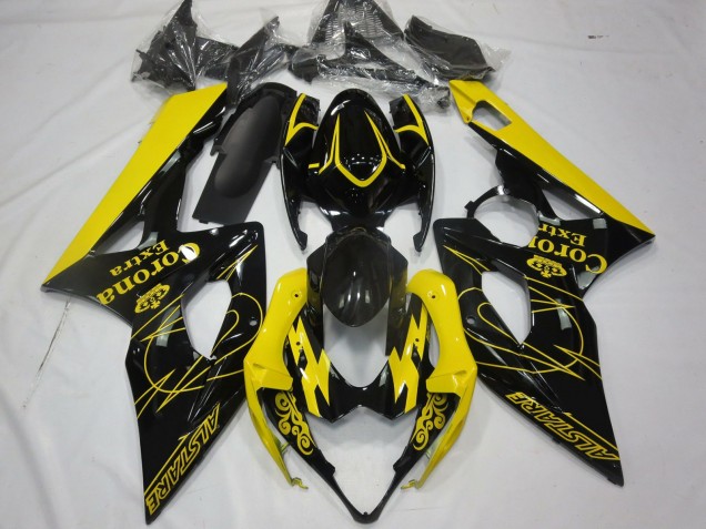 Gelb Corona 05-06 GSXR 1000 Motorrad Verkleidung Gelb Corona 05-06 GSXR 1000 Motorrad Verkleidung