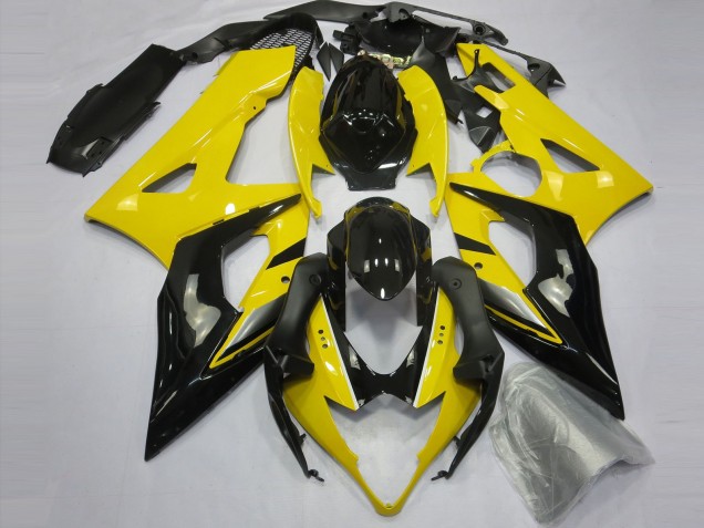 Gelb & Schwarz 05-06 GSXR 1000 Motorrad Verkleidung Gelb & Schwarz 05-06 GSXR 1000 Motorrad Verkleidung