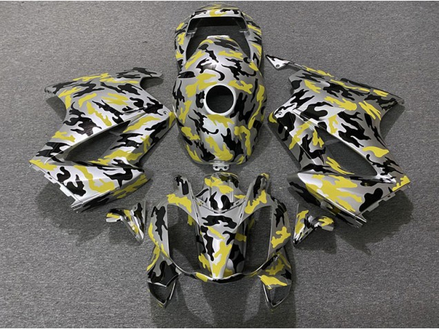 Gelb Tarnung 02-12 VFR800 Motorrad Verkleidung