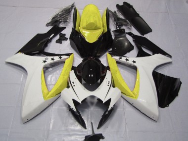 Gelber Stern 06-07 GSXR 600-750 Motorrad Verkleidung
