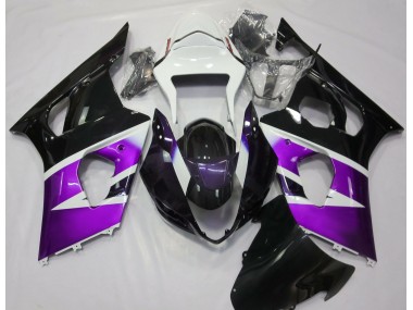 Glanz Lila & Weiß 03-04 GSXR 1000 Motorrad Verkleidung