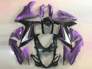Glanz Lila Kanten 11-24 GSXR 600-750 Motorrad Verkleidung
