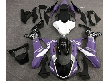 Glanz Lila Logo-Stil 15-19 R1 Motorrad Verkleidung
