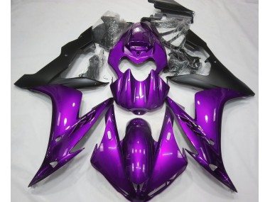 Glanz Lila & Schwarz 04-06 R1 Motorrad Verkleidung
