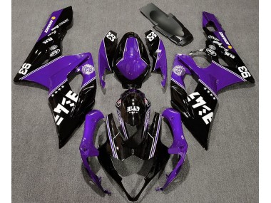 Glanz Lila & Schwarz Benutzerdefiniert 05-06 GSXR 1000 Motorrad Verkleidung