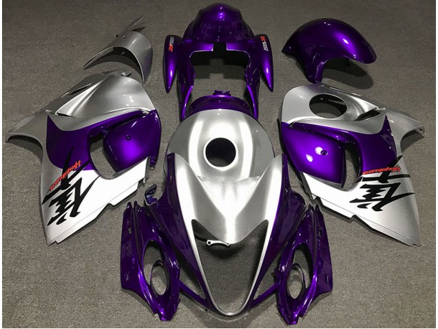 Glanz Lila & Silber 08-20 GSXR 1300 Motorrad Verkleidung