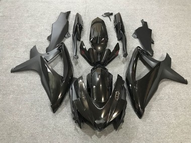 Glanz/Matt Schwarz 08-10 GSXR 600-750 Motorrad Verkleidung
