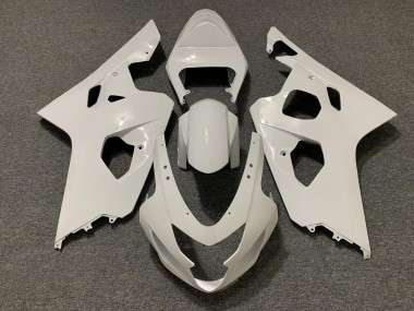 Glänzend Weiß 04-05 GSXR 600-750 Motorrad Verkleidung