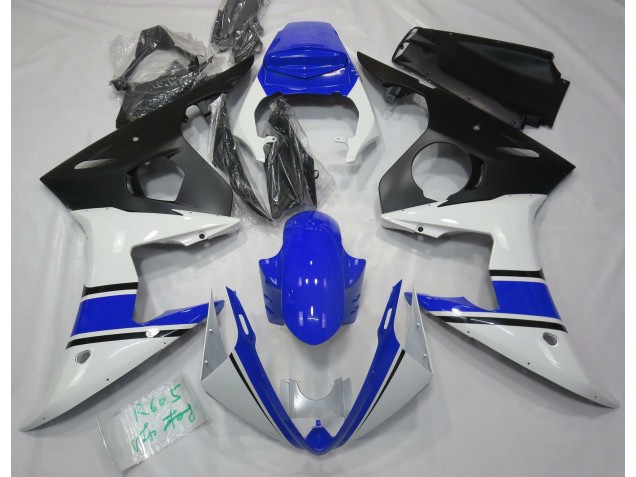 Glänzend Weiß & Blau 03-04 R6 Motorrad Verkleidung