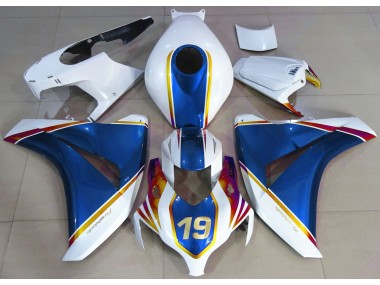 Glänzend Blau & Weiß 08-11 CBR1000RR Motorrad Verkleidung